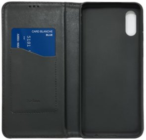  Чохол incore for Xiaomi redmi 9A - Leather Fold Black (PC-004566 )