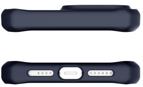 Чохол iTSkins for iPhone 14 Pro HYBRID R TEK Deep blue and Transparent (AP4X-HBTEK-DBTR)