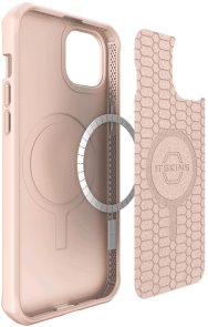 Чохол iTSkins for iPhone 14 Plus SPECTRUM R SILK with MagSafe Light Pink (AP4R-HMASI-LPNK)