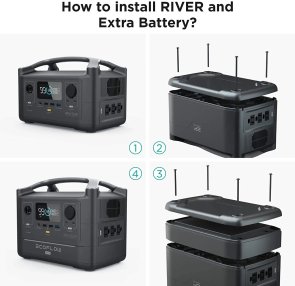 Додаткова батарея EcoFlow RIVER Extra Battery 288Wh