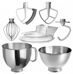 Фото: Планетарний міксер KitchenAid Mixer title-head 4.8L Artisan with extra accessories 5KSM175PS Matte Black (5KSM175PSEBK) № 5 | KTC
