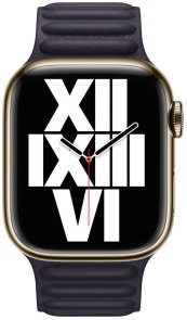 Ремінець Apple for Apple Watch 41mm - Leather Link Ink - M/L (MP843)