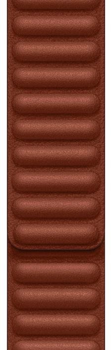 Ремінець Apple for Apple Watch 41mm - Leather Link Umber - M/L (MP823)