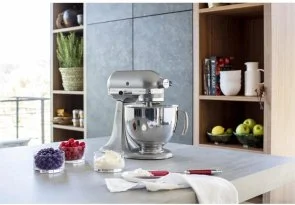 Фото: Планетарний міксер KitchenAid Mixer tilt-head 4.8L Artisan 5KSM125 Silver (5KSM125ECU) № 10 | KTC