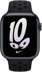 Ремінець Apple for Apple Watch 45mm - Nike Sport Band Black/Black (MPH43)