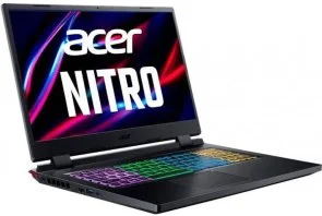Фото: Ноутбук Acer Nitro 5 AN517-55 NH.QLGEU.005 Black - 17.3" IPS 144 Гц / Intel Core i7 / i7-12650H / DDR4 16 ГБ / PCI-E SSD 512 ГБ / GeForce RTX 4050 № 2 | KTC