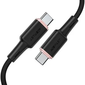 Фото: Кабель Acefast C2-03 60W Type-C/Type-C 1.2m Black (AFC2-03B) № 2 | KTC