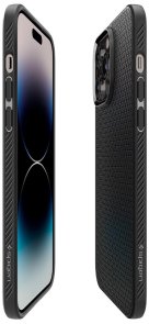 Чохол Spigen for Apple iPhone 14 Pro - Liquid Air Matte Black (ACS04957)