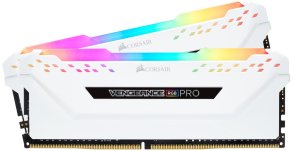 Оперативна пам’ять Corsair Vengeance RGB Pro White DDR4 2x8GB (CMW16GX4M2C3200C16W)