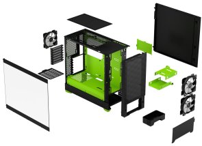 Корпус FRACTAL DESIGN Pop Air RGB Green with window (FD-C-POR1A-04)