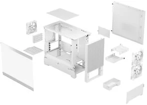 Фото: Корпус FRACTAL DESIGN Pop Mini Air RGB White with window (FD-C-POR1M-01) № 11 | KTC