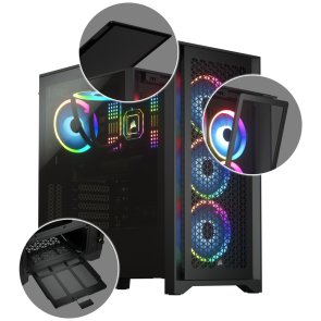 Корпус Corsair Airflow 4000D Black with window (CC-9011200-WW)