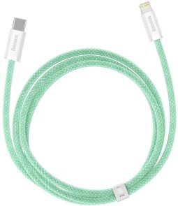 Кабель Baseus Dynamic Series 20W Type-C / Lightning 1m Green (CALD000006)