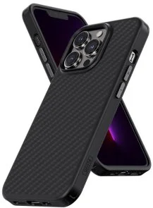 Фото: Чохол Blueo for iPhone 14/13 - Armor Aramid Fiber Anti-Drop Case MagSafe Black (BK5777/14) № 2 | KTC
