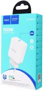 Фото: Зарядний пристрій Hoco C104A 20W White № 4 | KTC