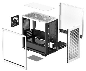 Корпус Deepcool CH370 White with window (R-CH370-WHNAM1-G-1)