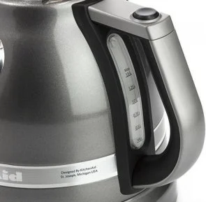 Фото: Електрочайник KitchenAid Temperature Kettle 1.5L Artisan 5KEK1522 Medallion Silver (5KEK1522EMS) № 5 | KTC