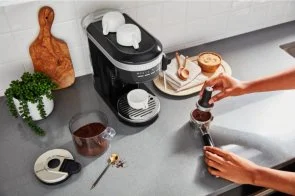 Фото: Ріжкова кавоварка KitchenAid Espresso machine Artisan 5KES6503 Onyx Black (5KES6503EOB) № 11 | KTC
