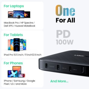 Зарядний пристрій UGREEN CD226 100W Black (UGR-70870)