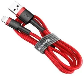 Фото: Кабель Baseus Cafule 2A AM / Lightning 3m Red (CALKLF-R09) № 4 | KTC