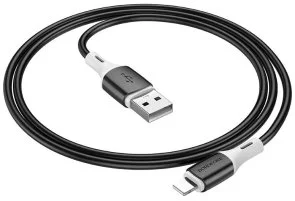 Фото: Кабель BOROFONE BX79 2.4A AM / Lightning 1m Black (BX79LB) № 3 | KTC