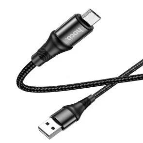 Фото: Кабель Hoco X50 Excellent AM / Micro USB 1m Black № 3 | KTC