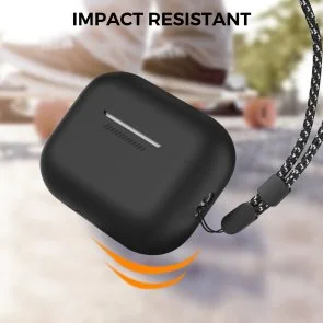 Фото: Чохол for AirPods Pro 2 - Silicon Case DELIDIGI Black № 7 | KTC