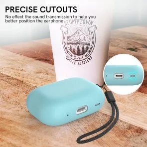 Фото: Чохол for AirPods Pro 2 - Silicon Case Two Parts Green № 5 | KTC