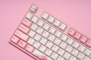 Клавіатура Varmilo VEA87 Sakura R2 Cherry Mx Blue UKR/ENG/RU (A23A027A1A0A17A024)