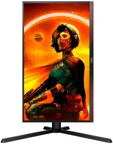 Фото: Монітор AOC 25G3ZM/BK Black/Red - 24.5" VA / 1920×1080 / 240 Гц / AMD FreeSync Premium, Adaptive Sync / Pivot / HAS № 4 | KTC