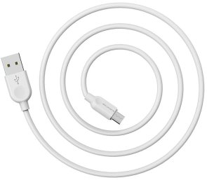 Кабель BOROFONE BX14 AM / MicroUSB 2.4A White (BX14M2W)