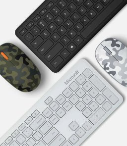 Миша Microsoft Camo SE Wireless Green (8KX-00036)