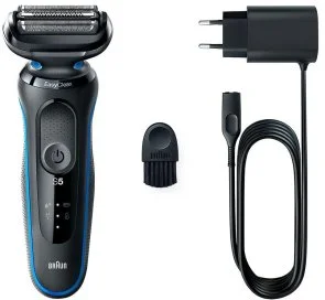 Фото: Електробритва Braun Series 5 51-B1000s Flex Wet/Dry Black/Blue (81770260) № 2 | KTC