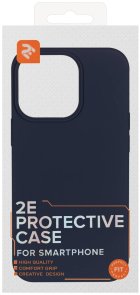 Чохол 2E for Apple iPhone 14 Pro - Basic Liquid Midnight Blue (2E-IPH-14PR-OCLS-MB)