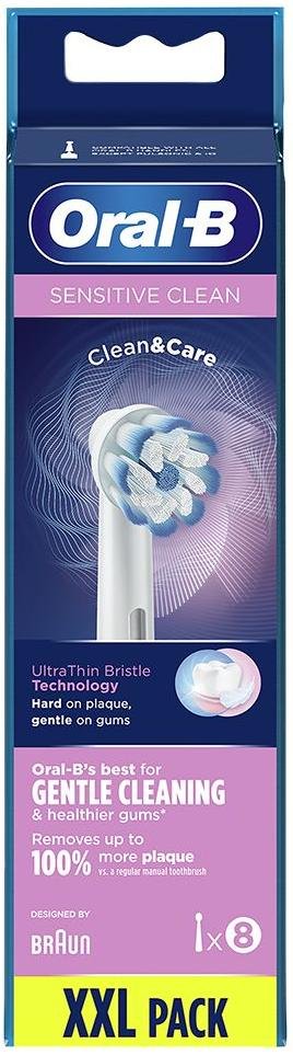 Насадка для зубної щітки Braun Oral-B Sensitive Clean EB60 8pcs 