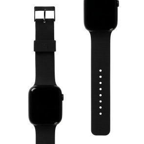 Ремінець UAG for Apple Watch 45/44/42mm - U Dot Silicone Black (194005314040)