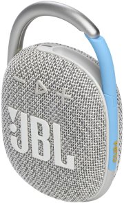 Портативна колонка JBL Clip 4 Eco White (JBLCLIP4ECOWHT)