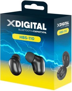 Навушники X-Digital HBS-110 Black (HBS-110K)