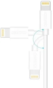 Фото: Кабель Choetech IP0027 2.1A AM / Lightning MFI 1.8m White (IP0027-WH) № 3 | KTC