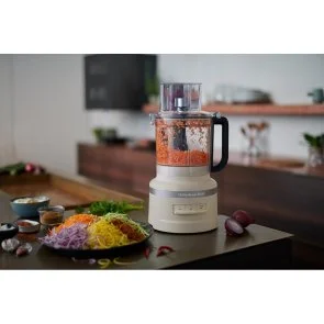 Фото: Кухонний комбайн KitchenAid Food processor 3.1L 5KFP1319 Almond Cream (5KFP1319EAC) № 14 | KTC