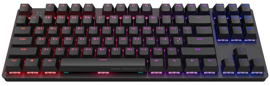 Клавіатура, комплект Dark Project One KD87A Mech. g3ms Sapphire ENG/UA/Ru Black (DPO-KD-87A-000300-GMT)