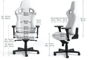 Фото: Крісло Noblechairs Epic White Edition (NBL-EPC-PU-WED) № 6 | KTC