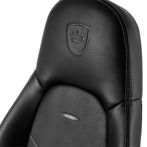 Крісло Noblechairs Icon Black/Platinum White (GAGC-086)