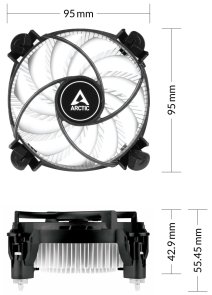 Кулер для процесора Arctic Alpine 17 LP (ACALP00042A)