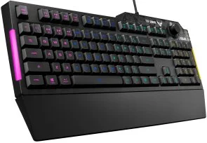 Фото: Клавіатура ASUS TUF Gaming K1 UA USB Black (90MP01X0-BKMA00) № 2 | KTC