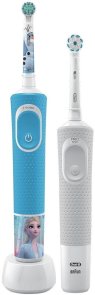 Електрична зубна щітка Braun Oral-B Vitality D100 PRO with Kids Frozen 2 D100.410.2K Family Edition (D100.413.1 Frozen II/D100.410.2K)