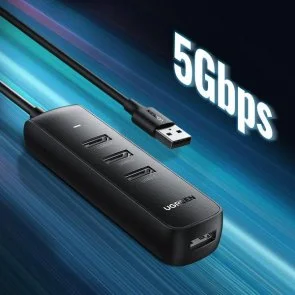 Фото: USB-хаб UGREEN CM416 Black (80657) № 4 | KTC