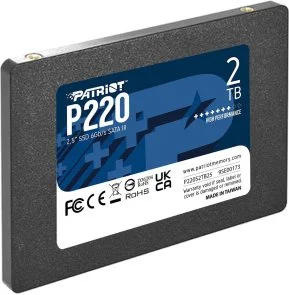 Фото: SSD-накопичувач Patriot P220 SATA III 2TB (P220S2TB25) № 2 | KTC