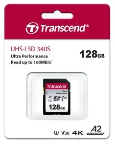 Фото: FLASH пам'ять Transcend SDC340S U3 V30 A2 SDXC 128GB (TS128GSDC340S) № 2 | KTC