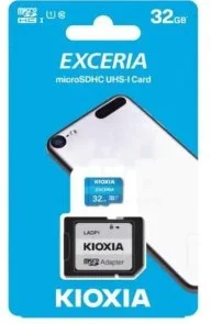 Фото: FLASH пам'ять Kioxia Exceria Micro SDHC 32GB with adapter (LMEX1L032GG2) № 3 | KTC